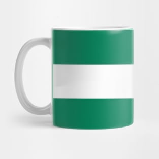 St patricks irish Llines, shamrock pattern green background Mug